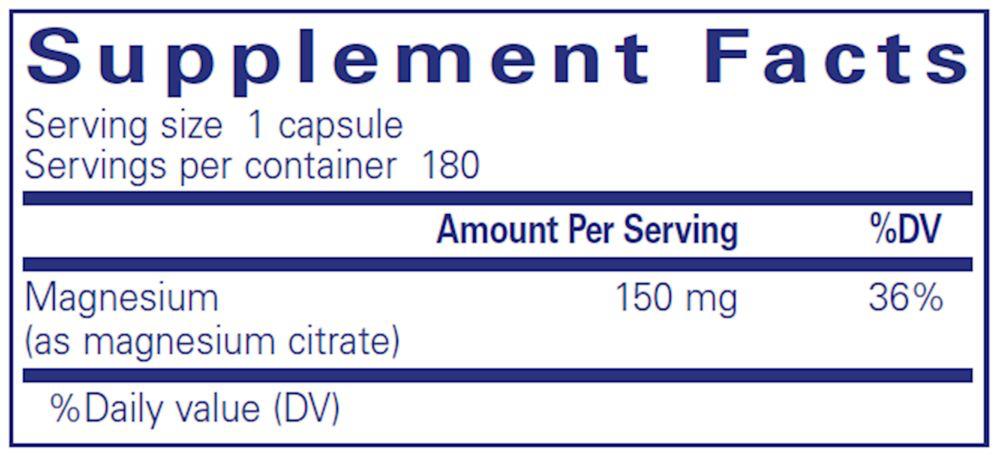 Magnesium (citrate)