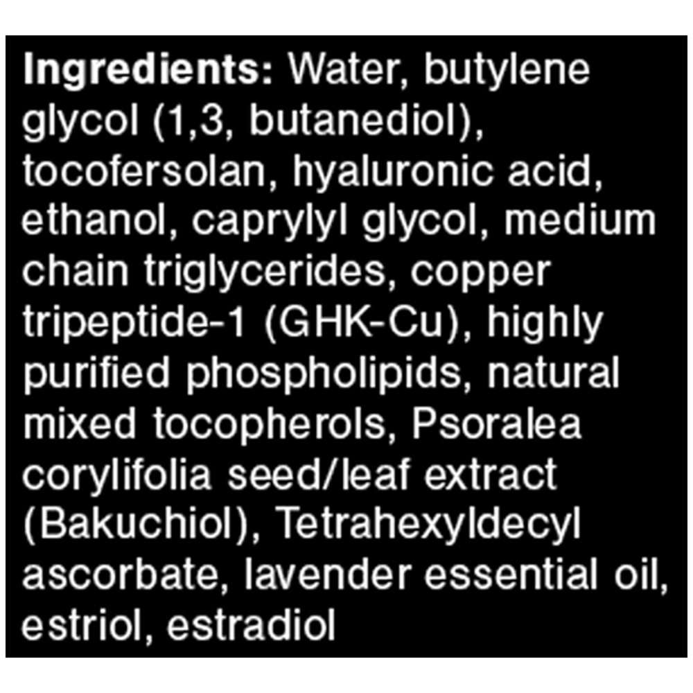 Facial Beauty Serum with Copper Peptide (GHK-Cu)