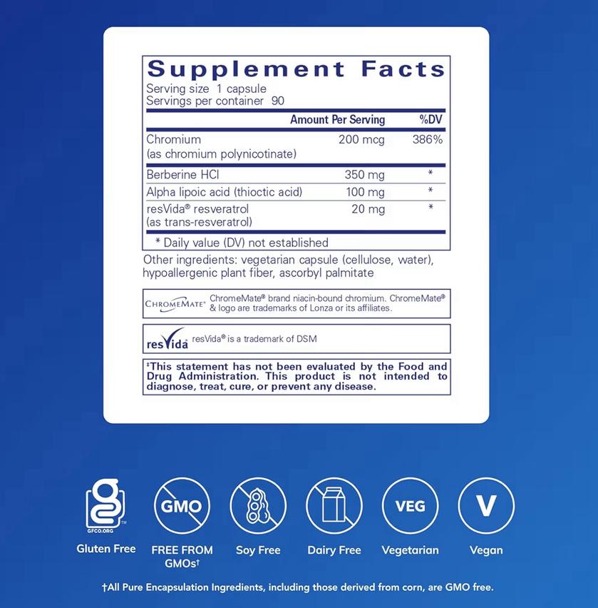 Metabolic Xtra | Supplement to Support Carbohydrate Metabolism, and Homeostasis